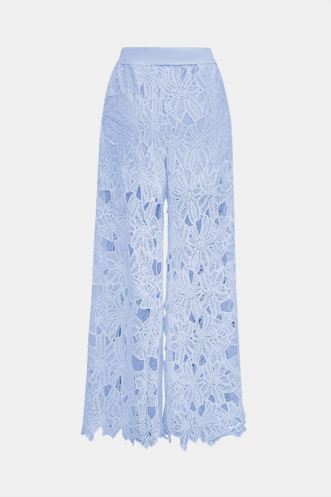 Celina- Conjunto Top Renda & Calças com Laço