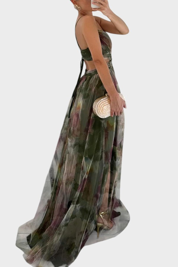 Gisele - Vestido longo Floral