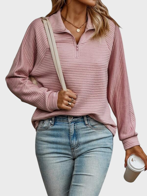 Carolina - Camisola Sofisticado com Decote em V