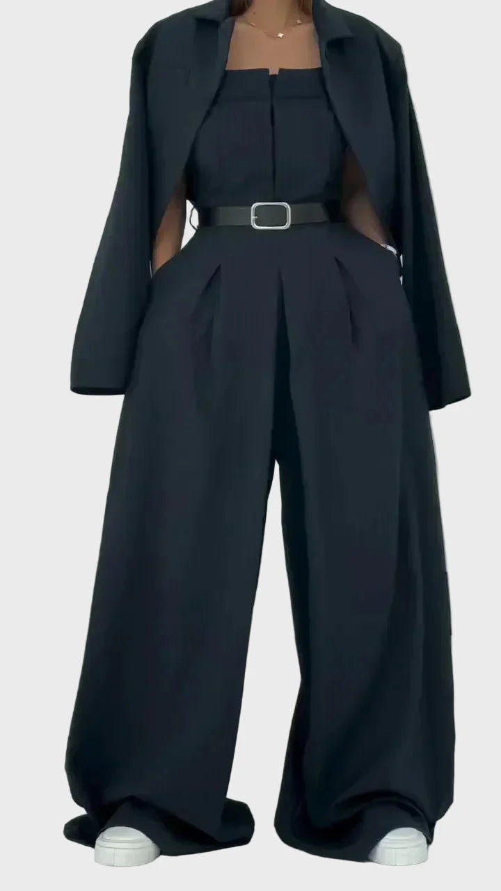 Mariana - Conjunto corpete + casaco – Estilo elegante e moderno