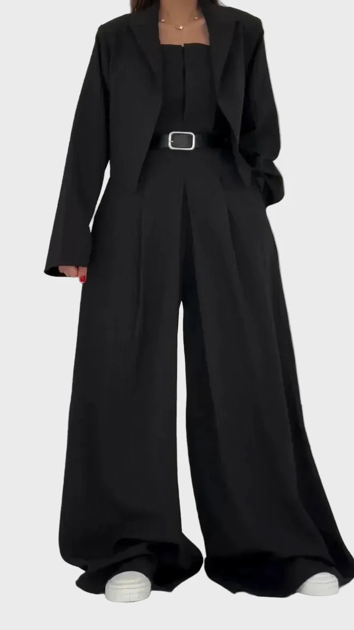 Mariana - Conjunto corpete + casaco – Estilo elegante e moderno