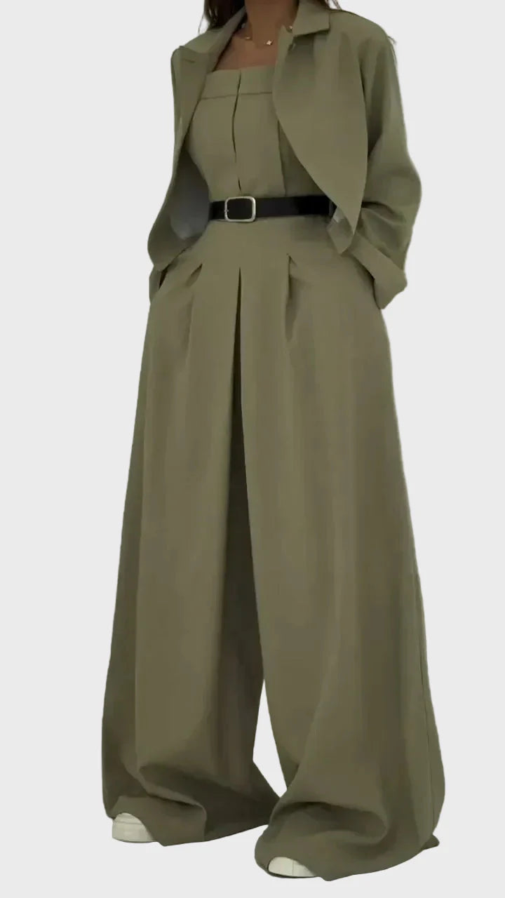 Mariana - Conjunto corpete + casaco – Estilo elegante e moderno