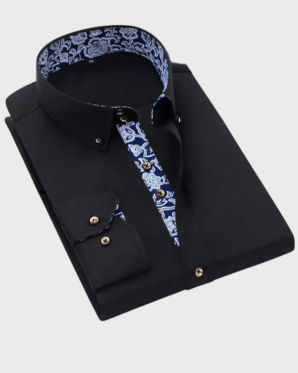 Santiago - Camisa Sofisticada Masculina com Gola em Destaque