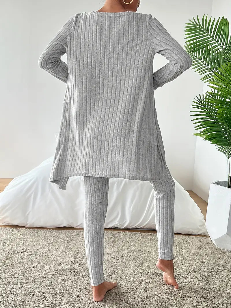 Aline - Conjunto Cozy Chic de 3 Peças