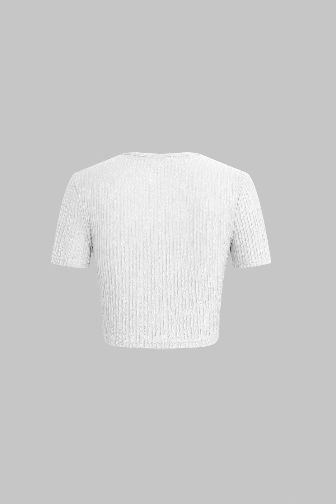 Patrícia - Conjunto de Top Texturizado e Saia com Corda