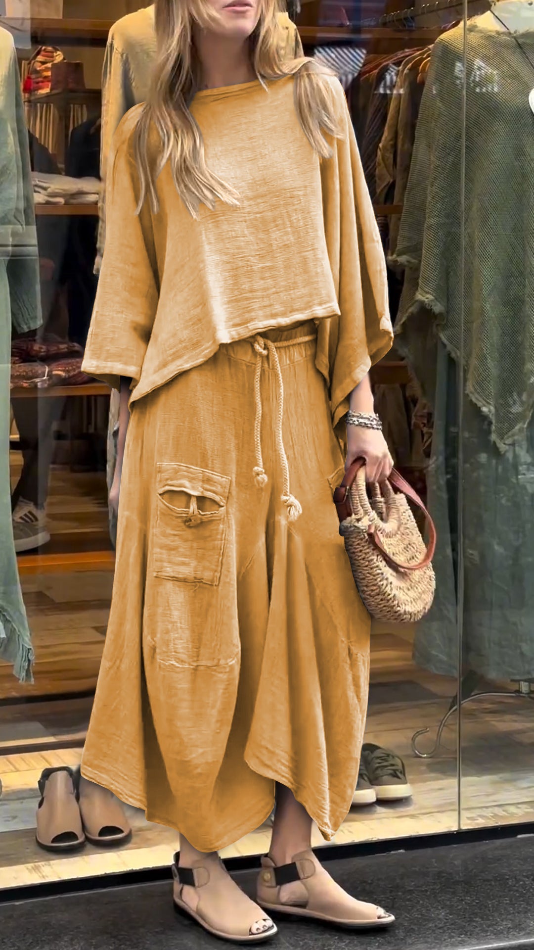 Lara - Conjunto Boho Chic 2 Peças