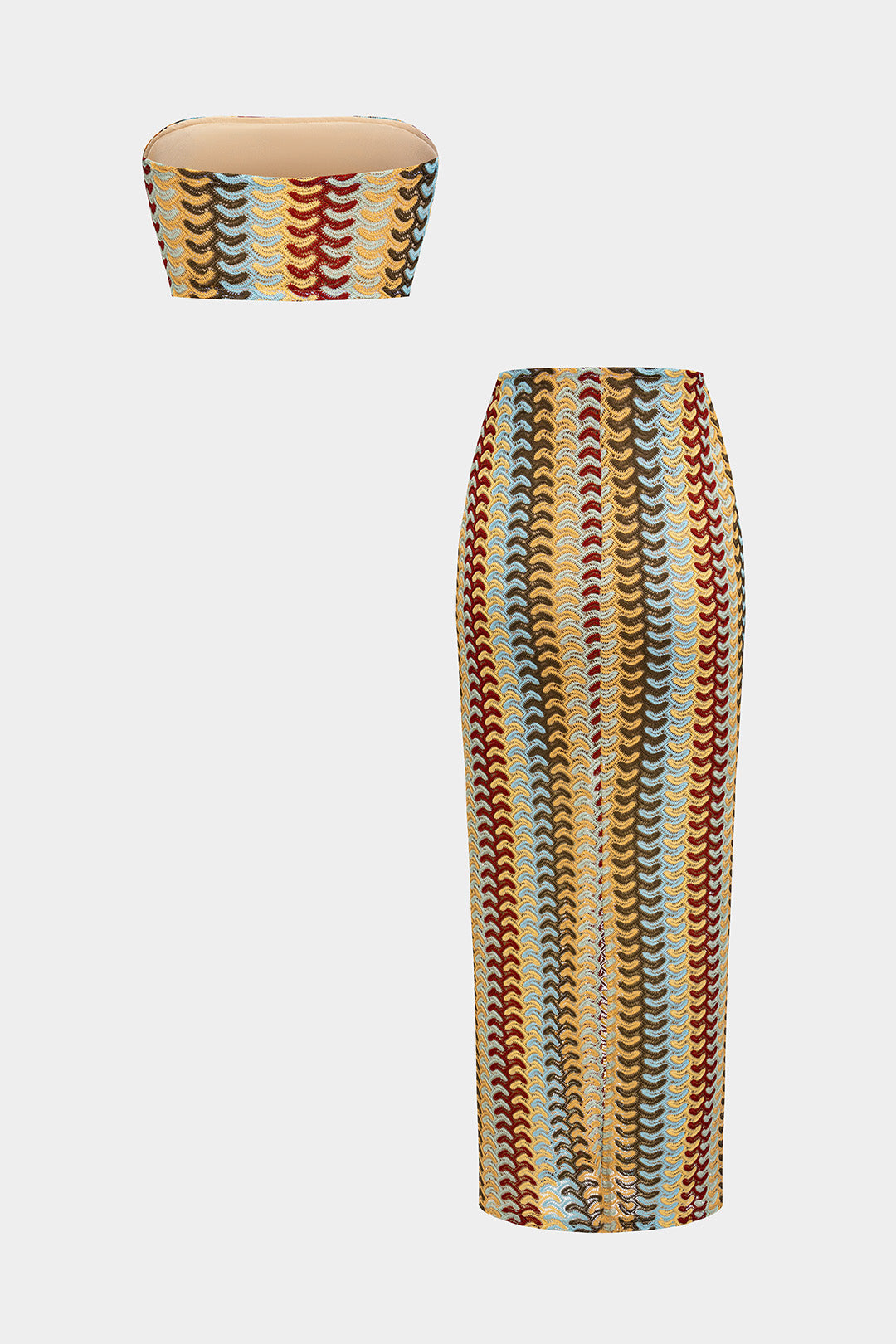 Carmo - Conjunto de Top Cropped e Saia