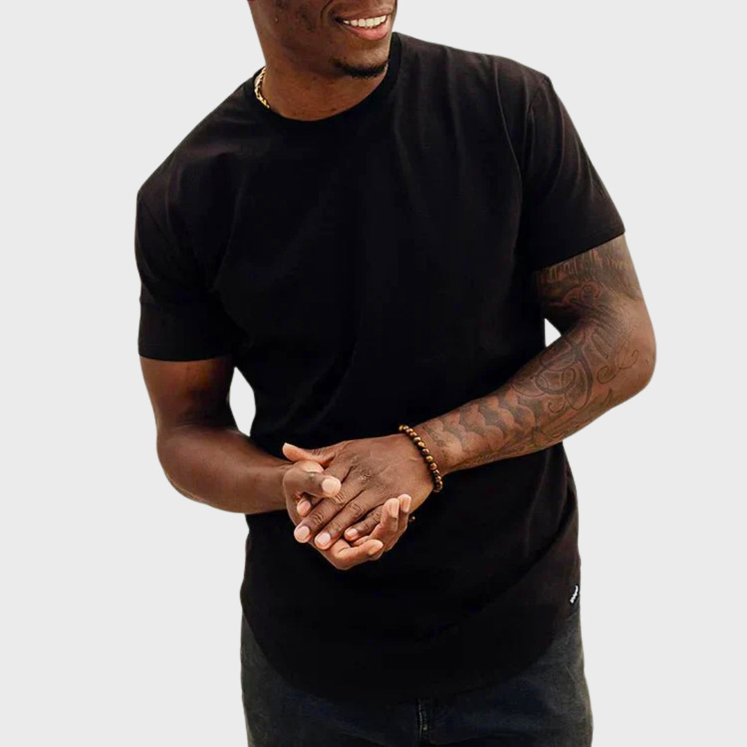 Vítor - T-shirt Justa com Corte Desportivo