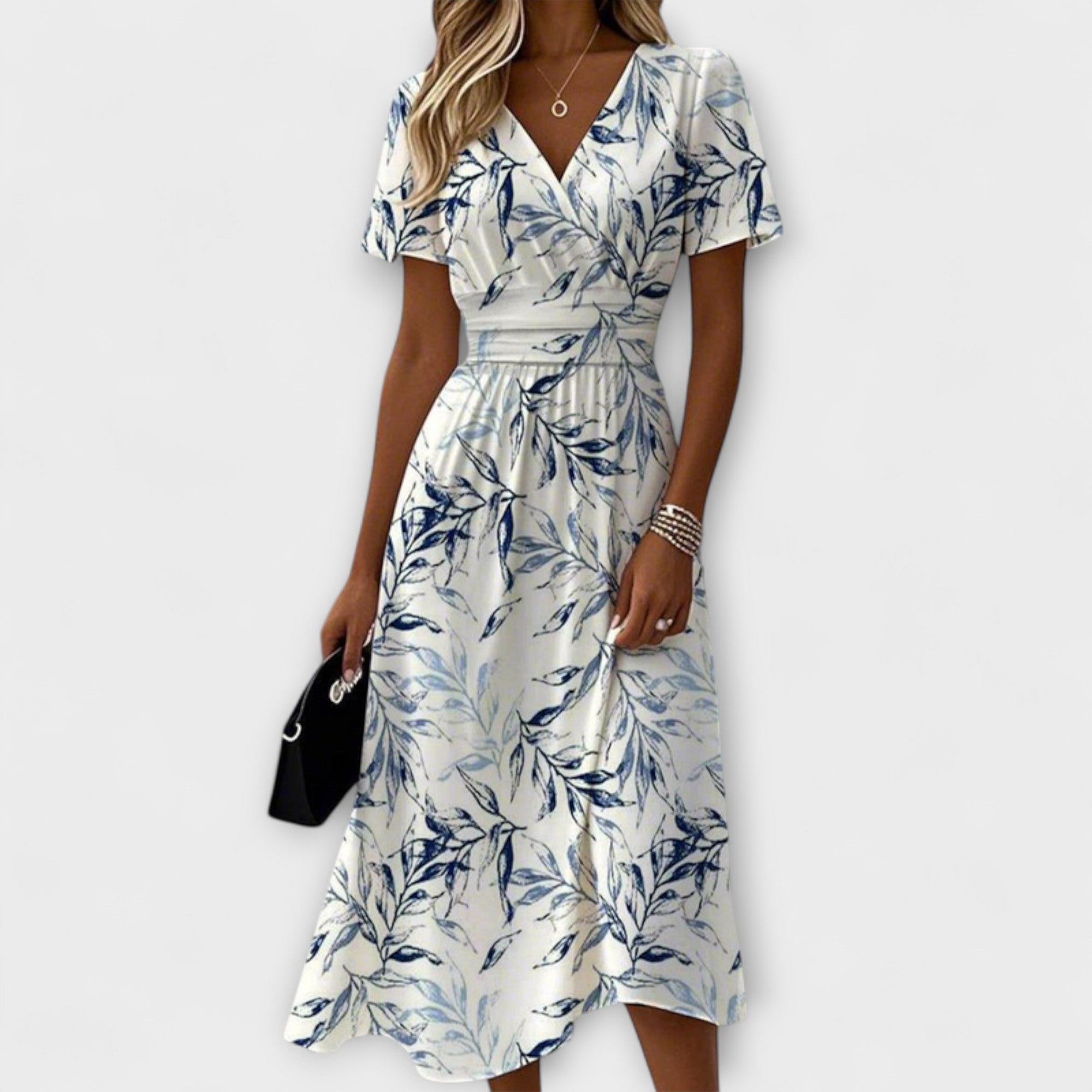 Graça- Vestido Floral Elegante