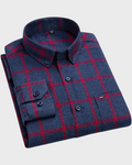 Sérgio - Camisa Clássica de Xadrez Masculina