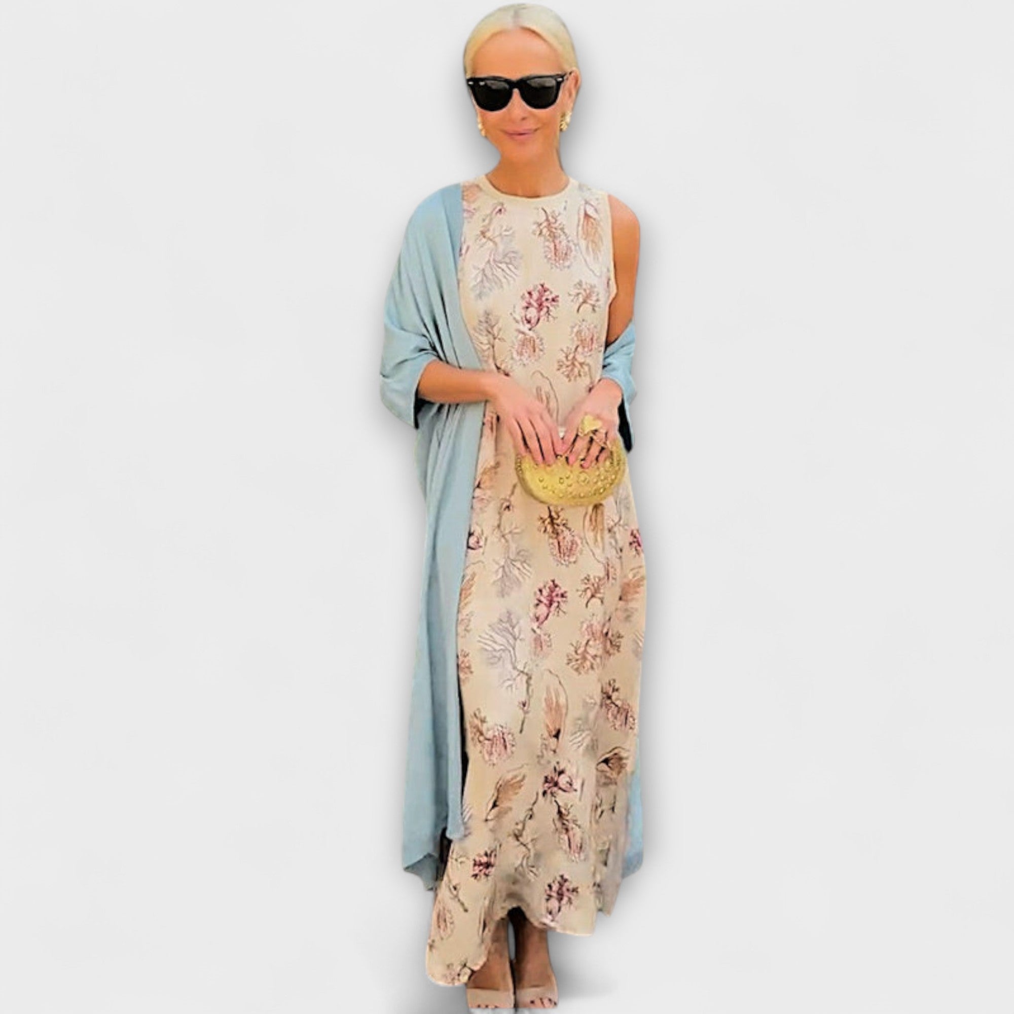 Julia – Vestido Longo Com Casaco a Condizer