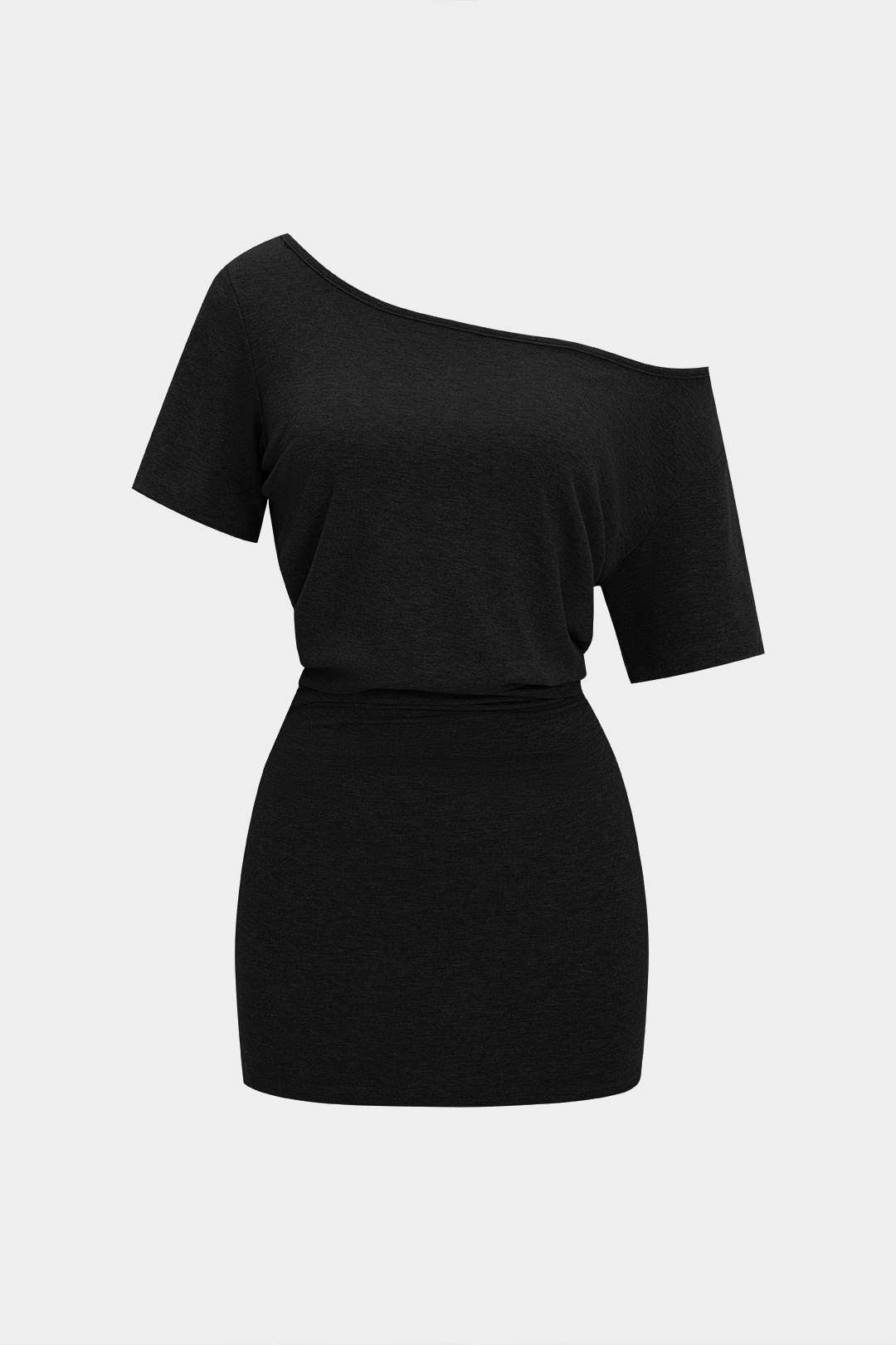 Eva - Vestido Mini de Mangas Curtas