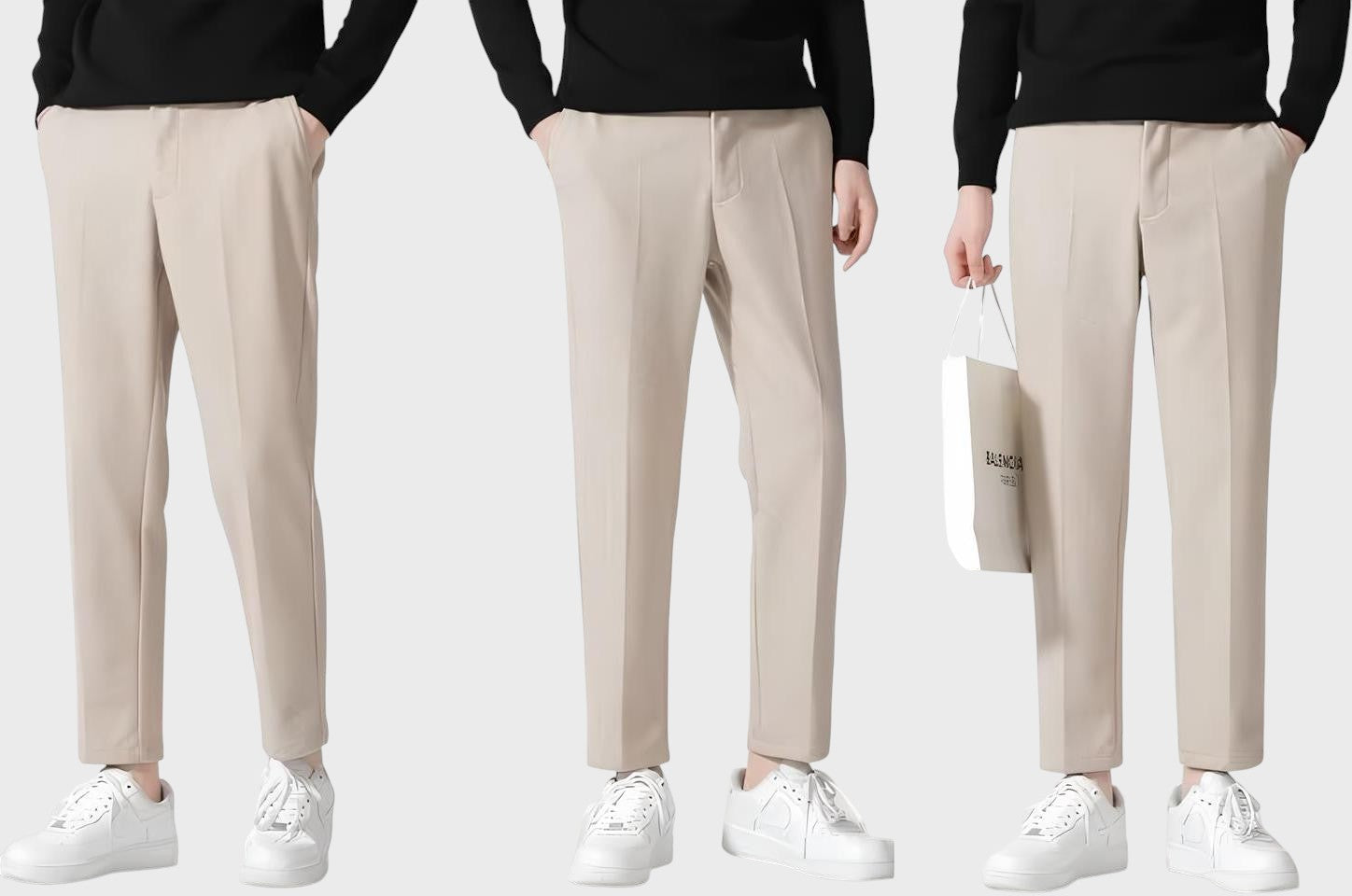 Gonçalo - Calças casuais de algodão