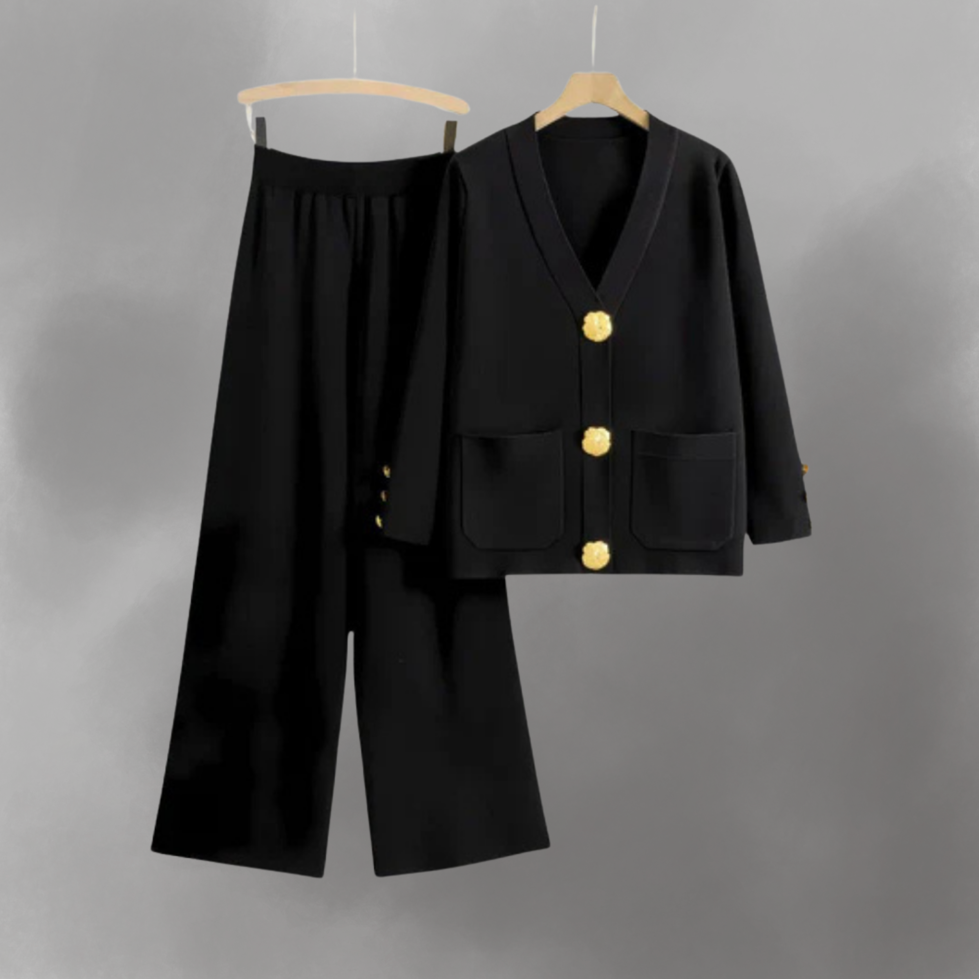 Zulmira - Conjunto Sofisticado de Duas Peças