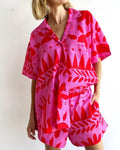 Isadora - Conjunto Camisa comprida com Estampa Marcante