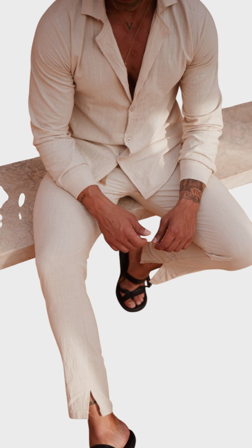 Duarte - Conjunto de linho de alta costura