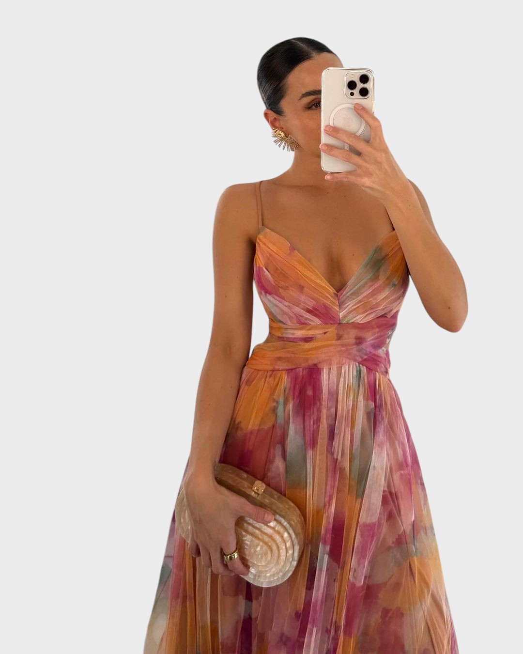 Gisele - Vestido longo Floral