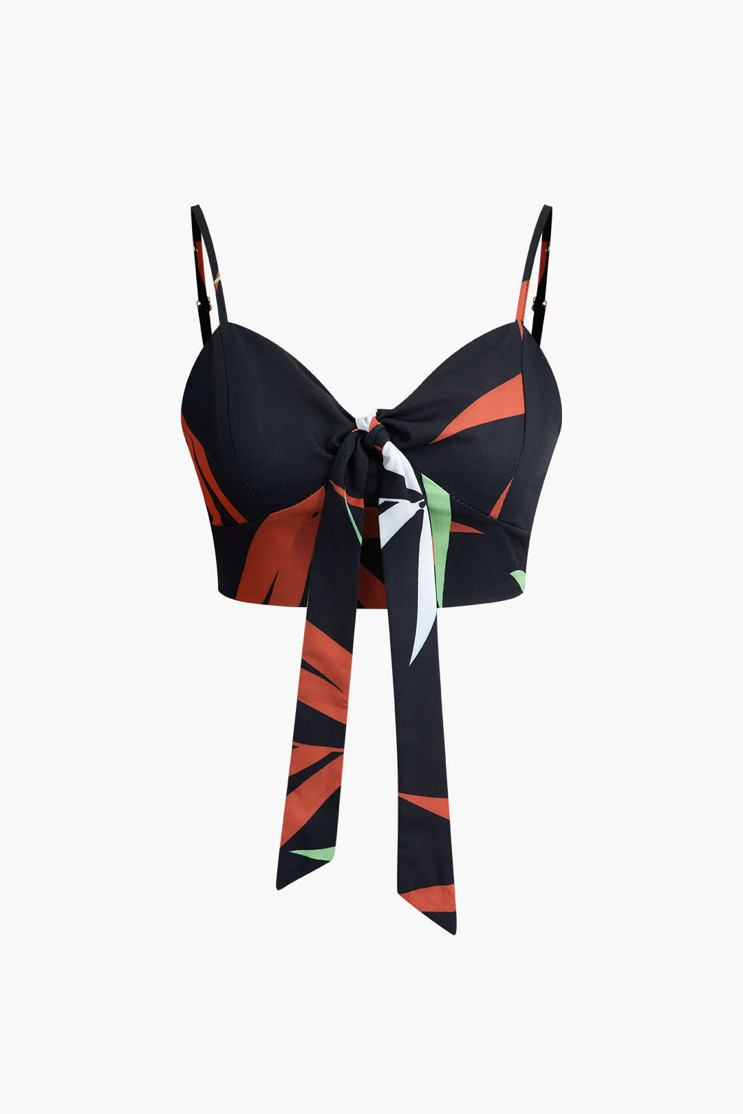 Vera - Conjunto Cami com Nó e Calças Tropicais