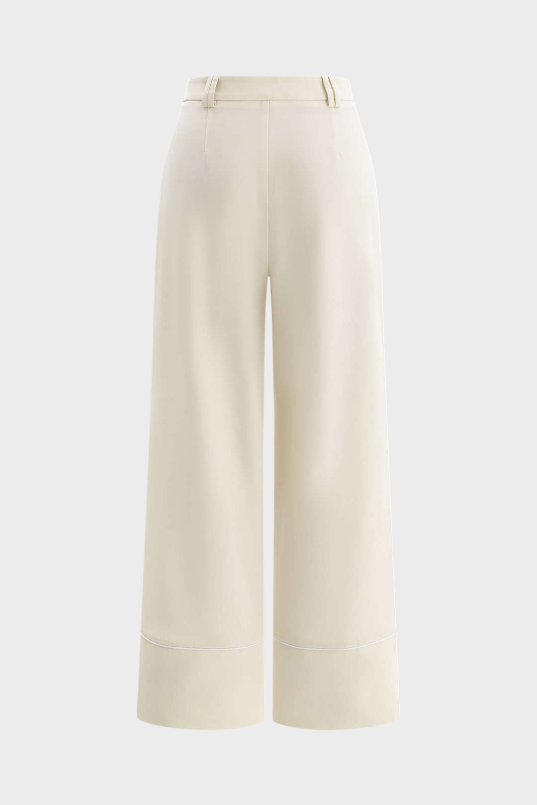 Carolina - Calças retas com detalhes