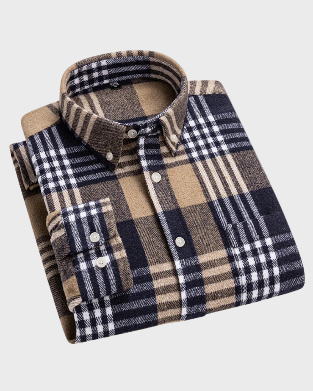 Gaspar - Camisa de Flanela Masculina com Estampa