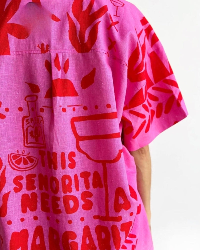 Isadora - Conjunto Camisa comprida com Estampa Marcante