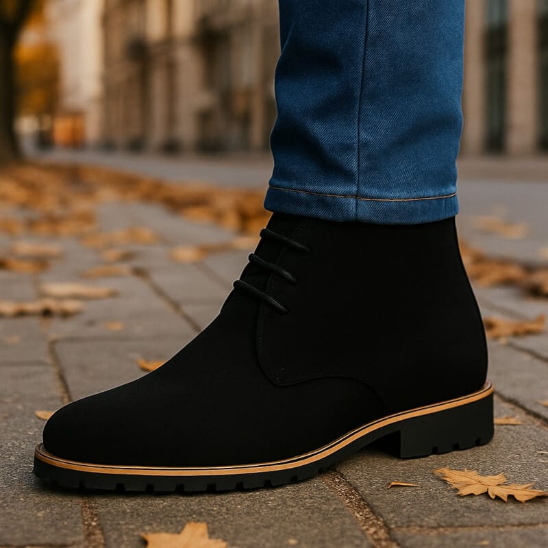 Leonardo – Botas com detalhe de contraste