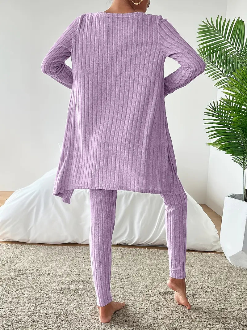 Aline - Conjunto Cozy Chic de 3 Peças
