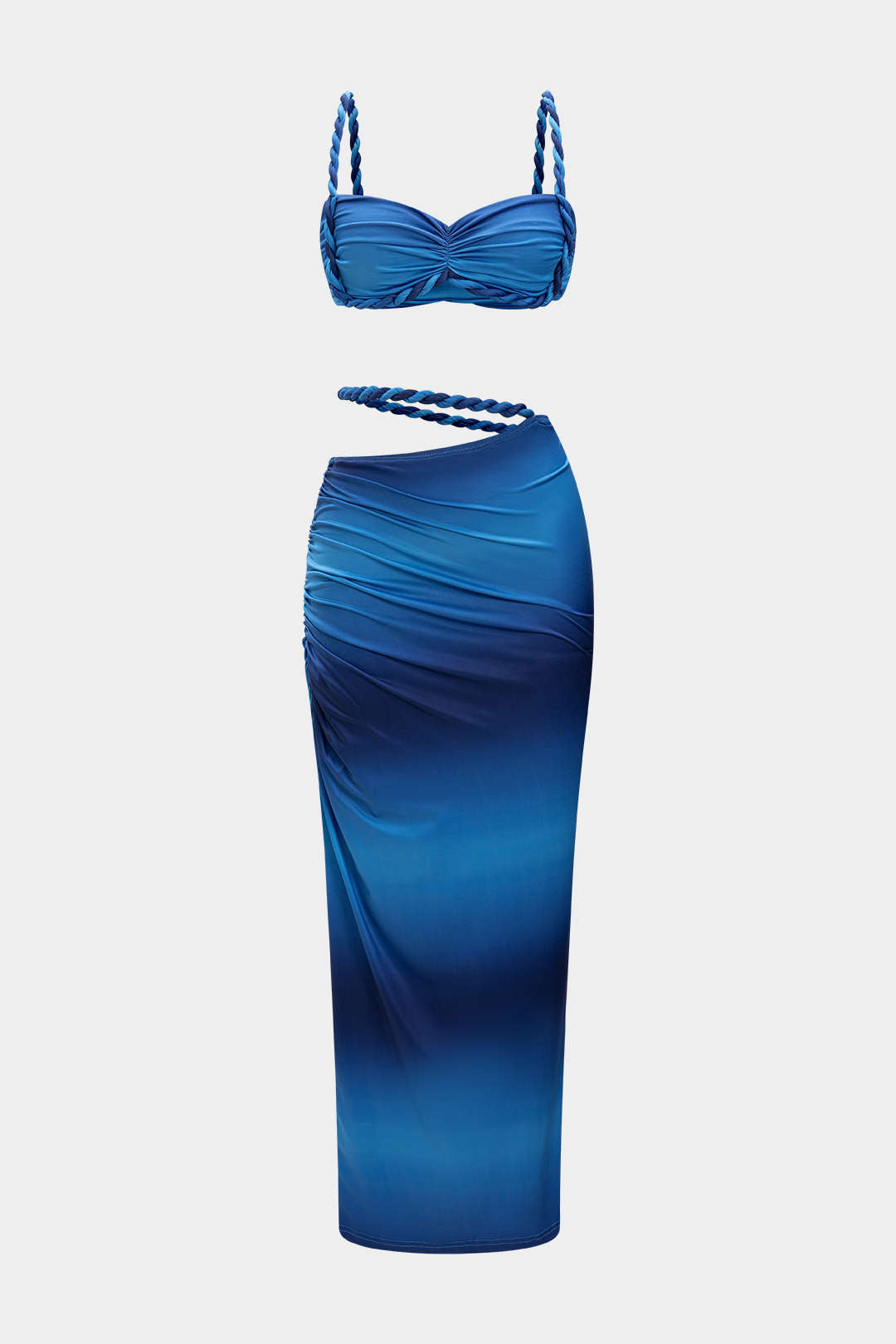 Rosário - Conjunto Top Sem Costas & Saia Recortada