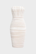 Carminho - Vestido Médio Com Detalhes