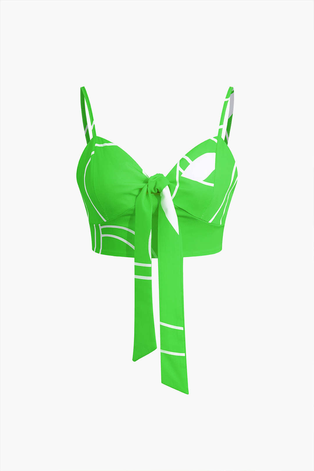 Vera - Conjunto Cami com Nó e Calças Tropicais