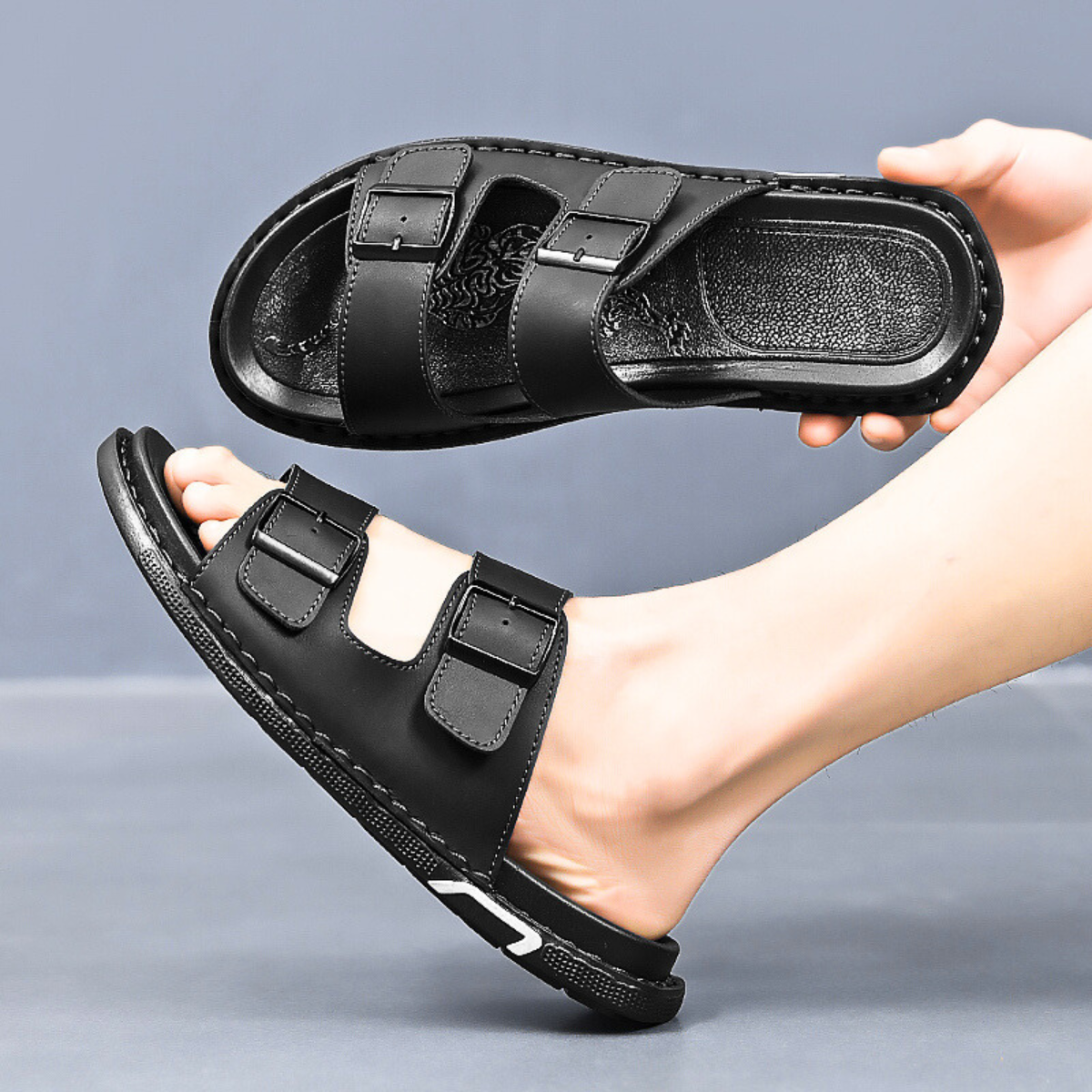 Tiago - Sandálias de Couro