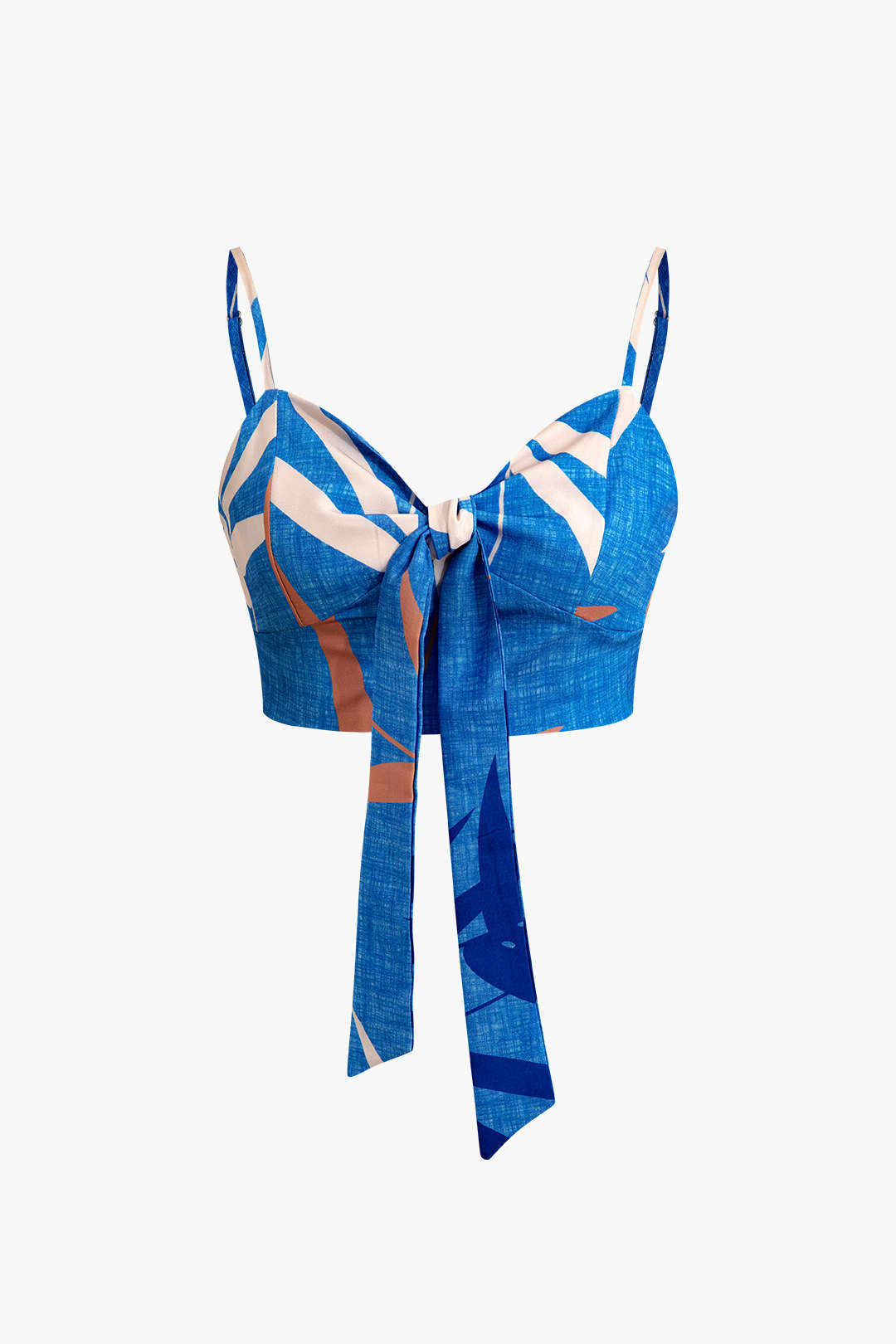 Vera - Conjunto Cami com Nó e Calças Tropicais