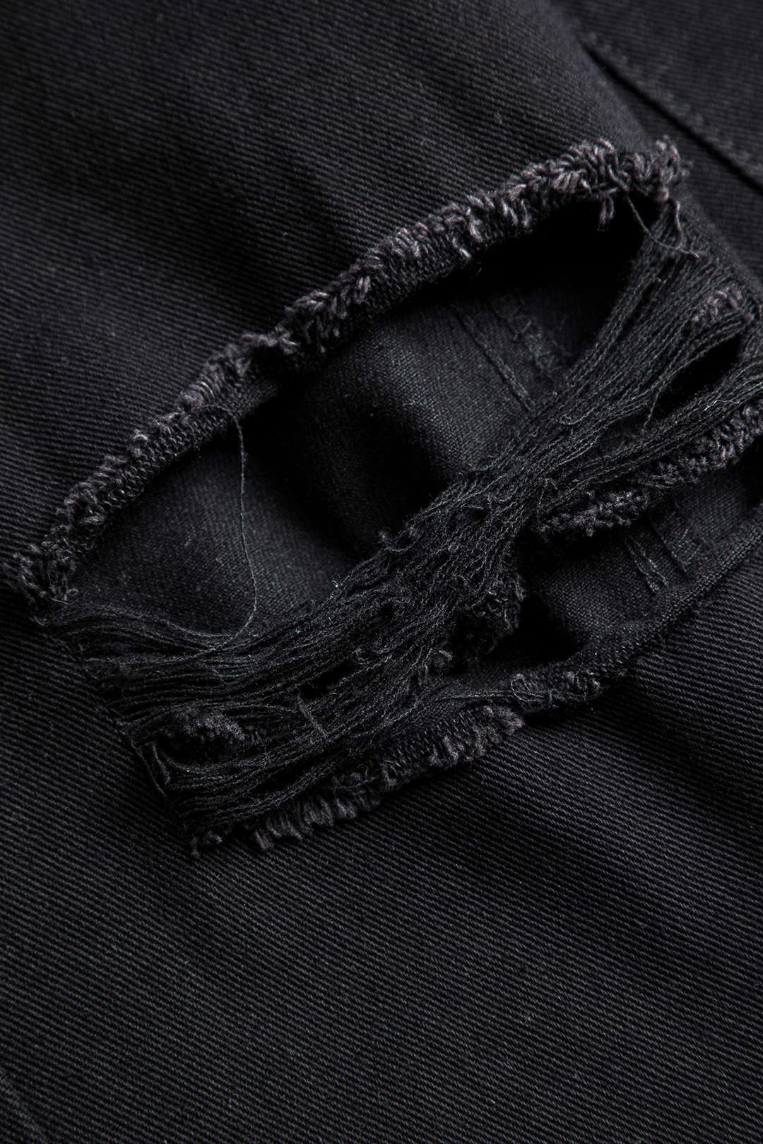 Francisca - Calças de Ganga Desgastadas com Corte Clássico