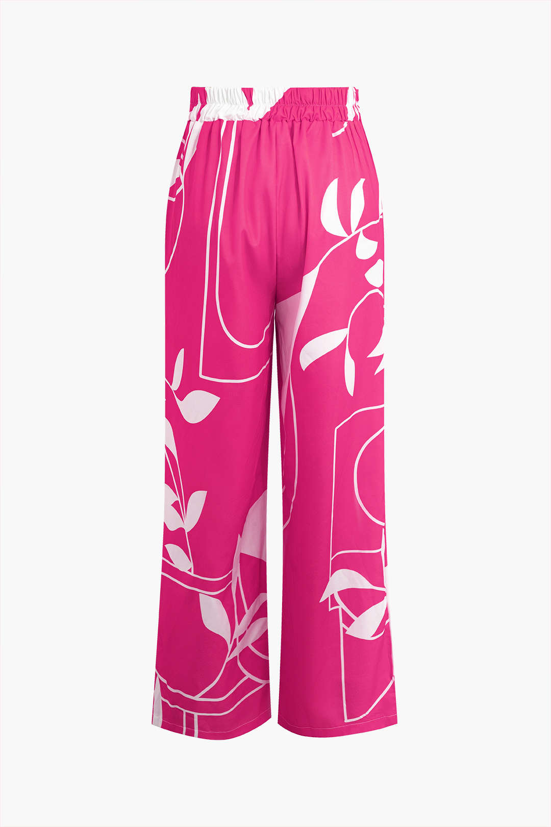 Vera - Conjunto Cami com Nó e Calças Tropicais