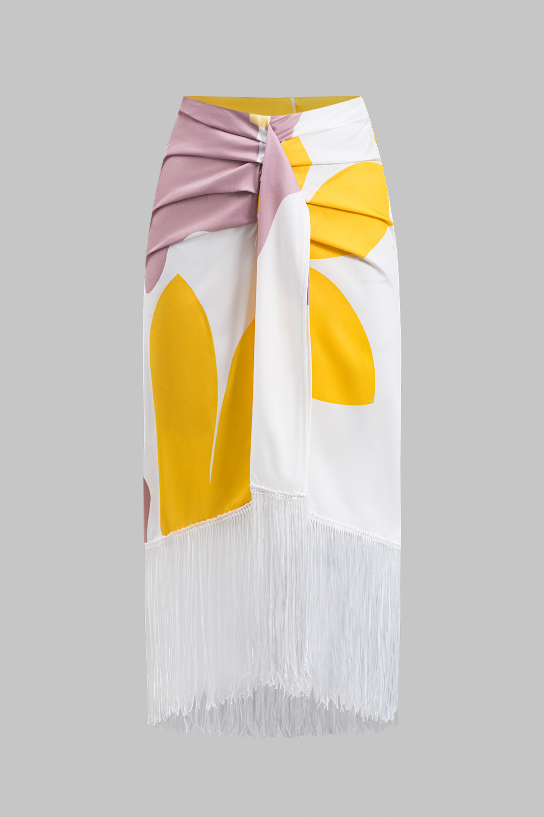 Vanessa - Conjunto Top Assimétrico & Saia Franjada