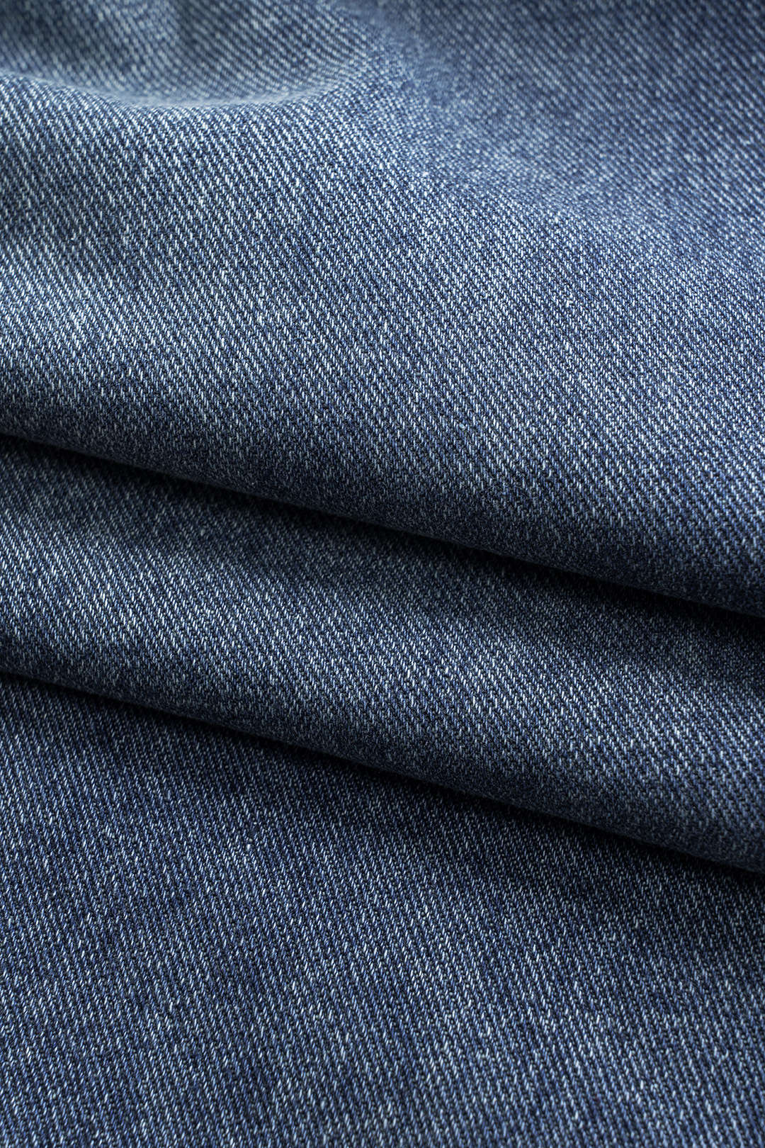 Dina - Calça de Ganga Assimétricas de Cintura Alta