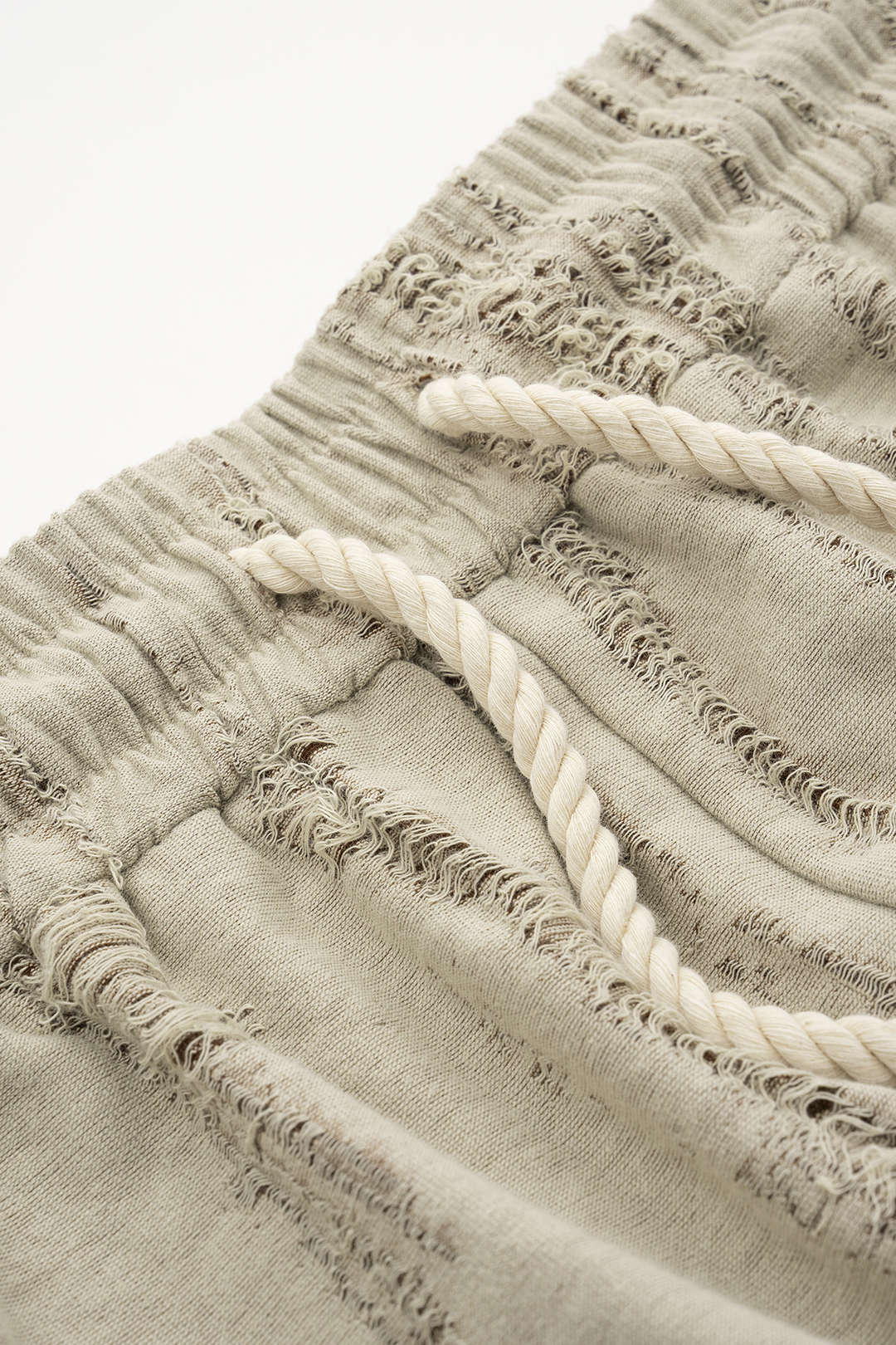 Soraia - Conjunto Top Sem Mangas & Calças com Cordão