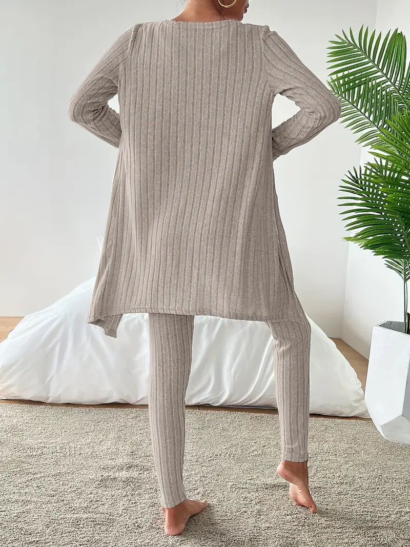 Aline - Conjunto Cozy Chic de 3 Peças