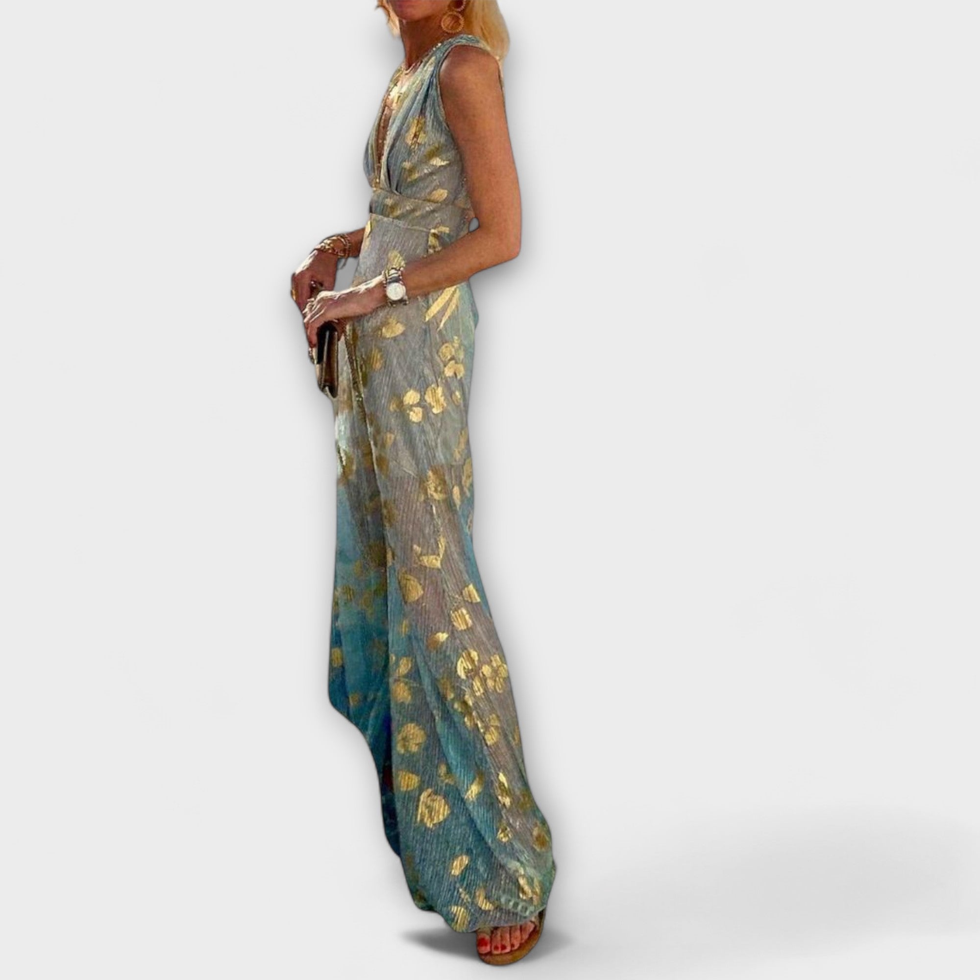 Tatiana - Vestido Fluído Com Decote em V