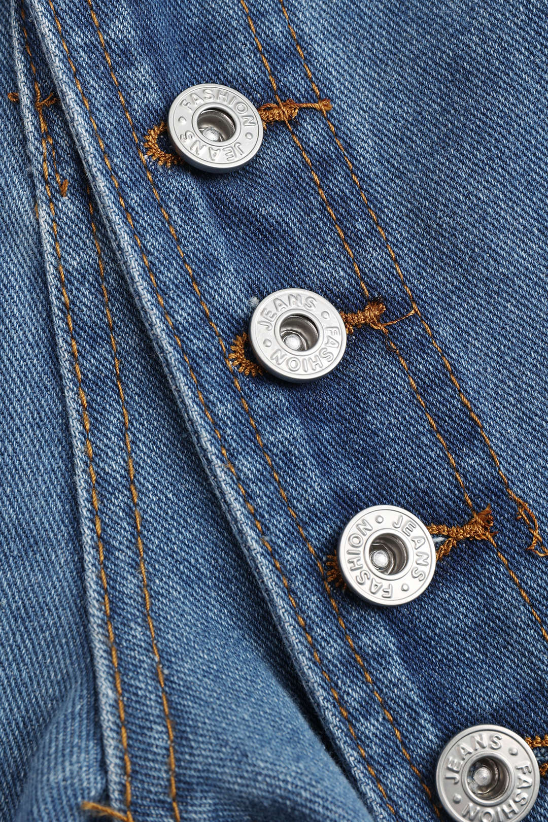 Eliana - Calças de Ganga de Cintura Subida com Fecho