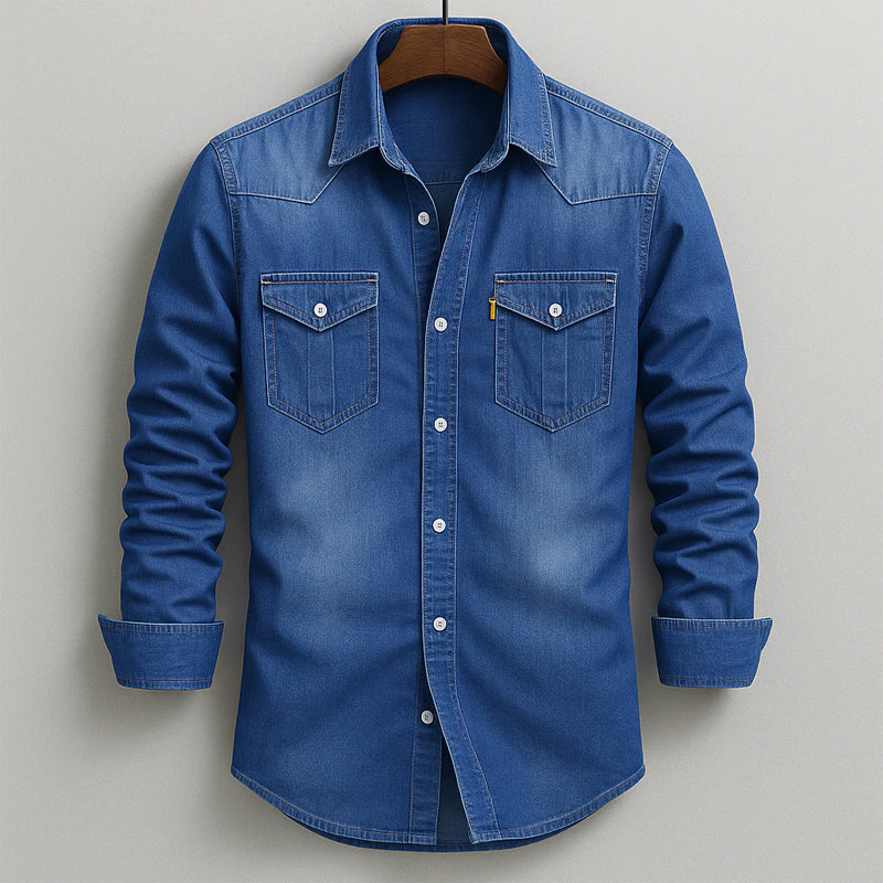 Guilherme - Camisa de Denim Colorado