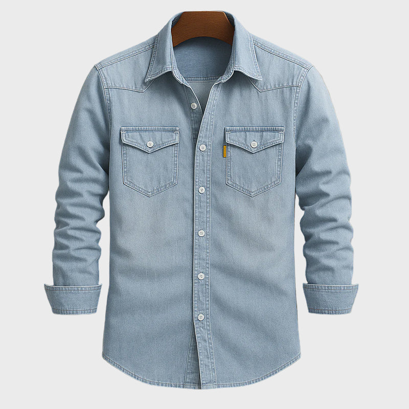Guilherme - Camisa de Denim Colorado