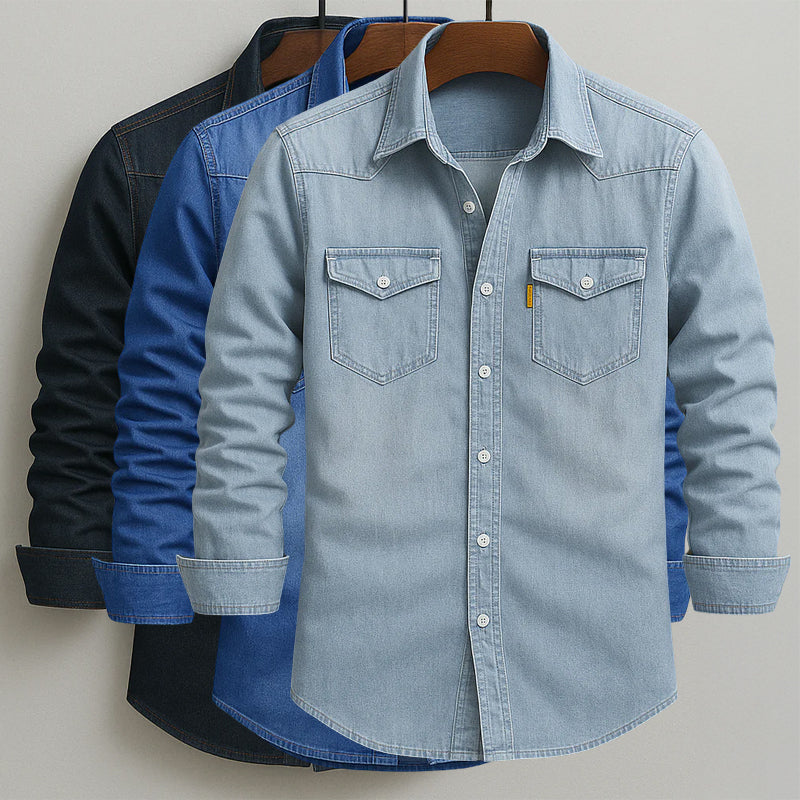 Guilherme - Camisa de Denim Colorado