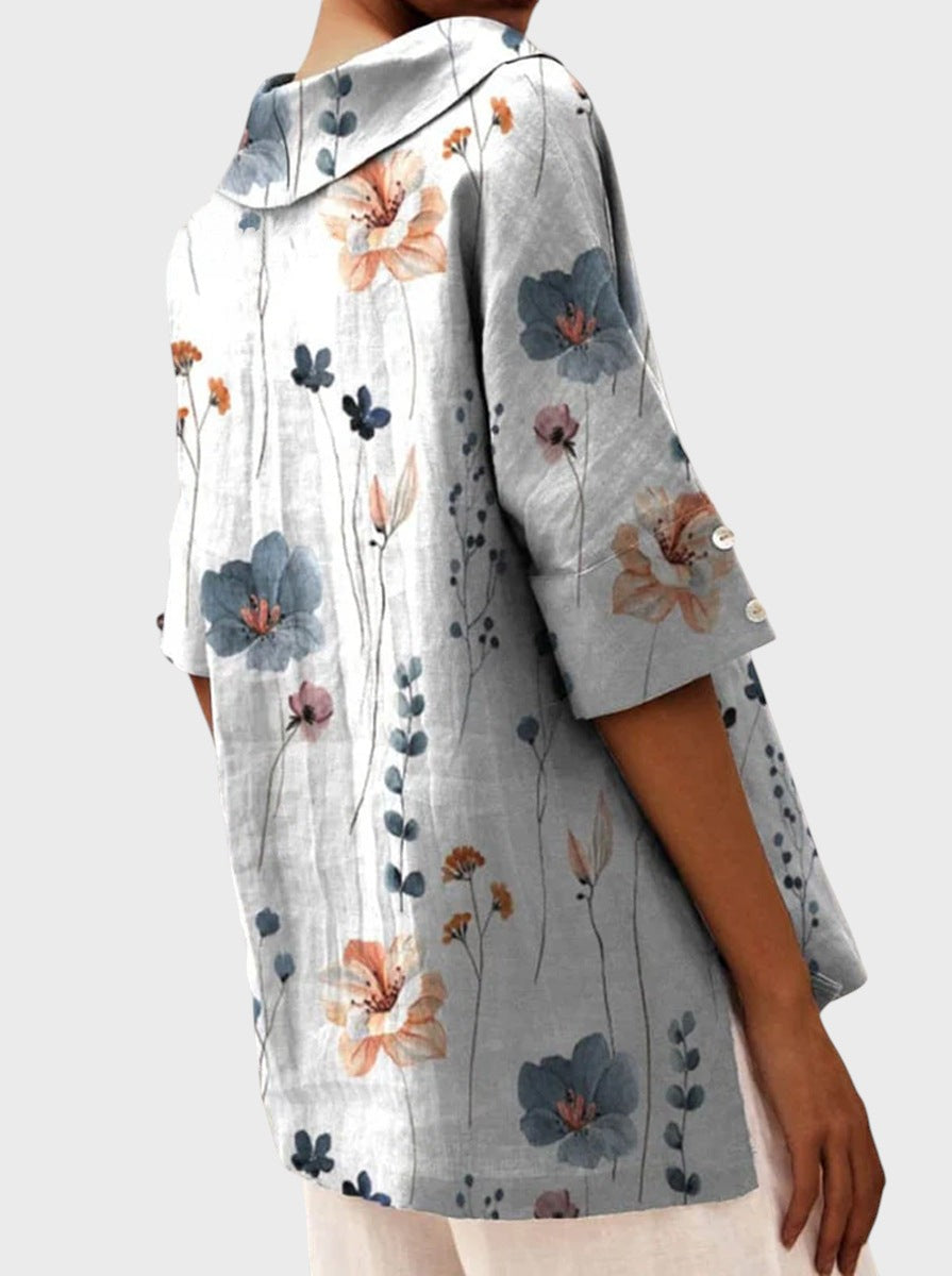 Clara - Blusa Elegante com Decote em V