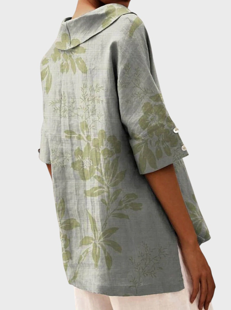 Clara - Blusa Elegante com Decote em V