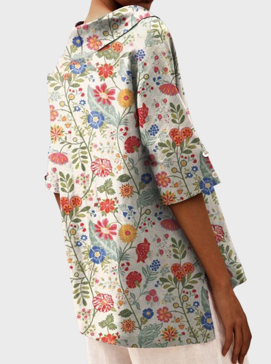 Clara - Blusa Elegante com Decote em V