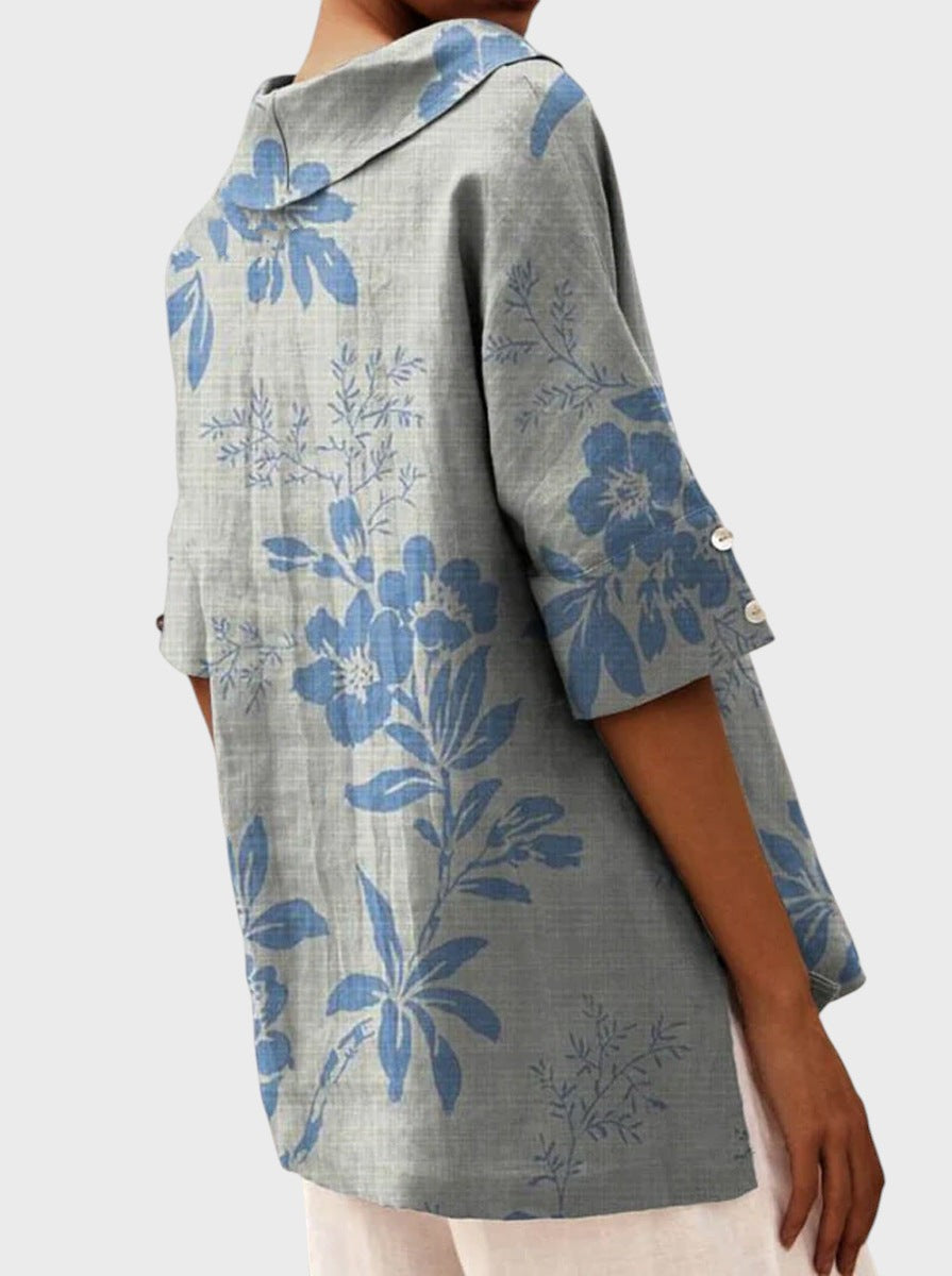 Clara - Blusa Elegante com Decote em V