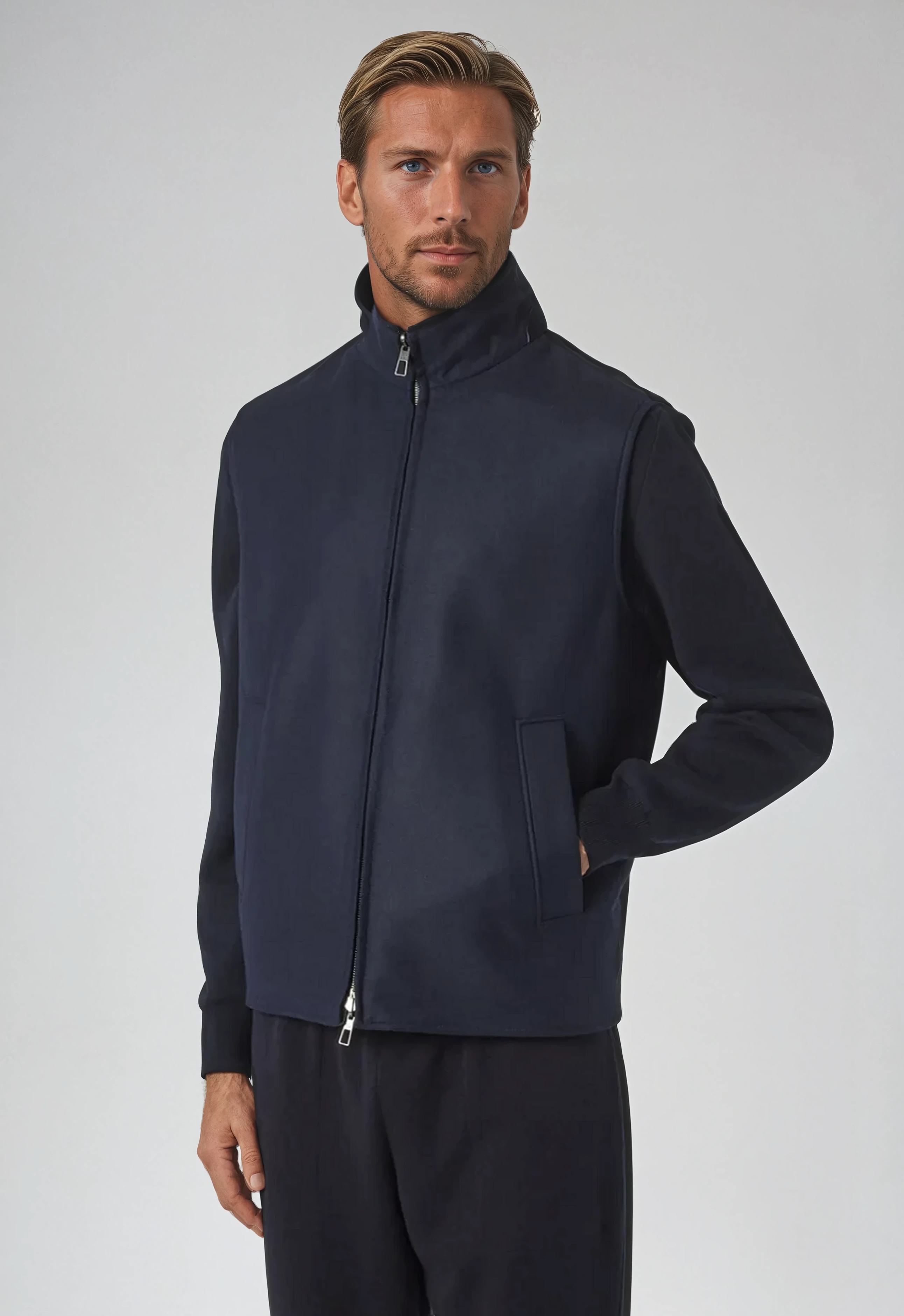 Gaspar - Colete Reversível Azul Marinho Cidade