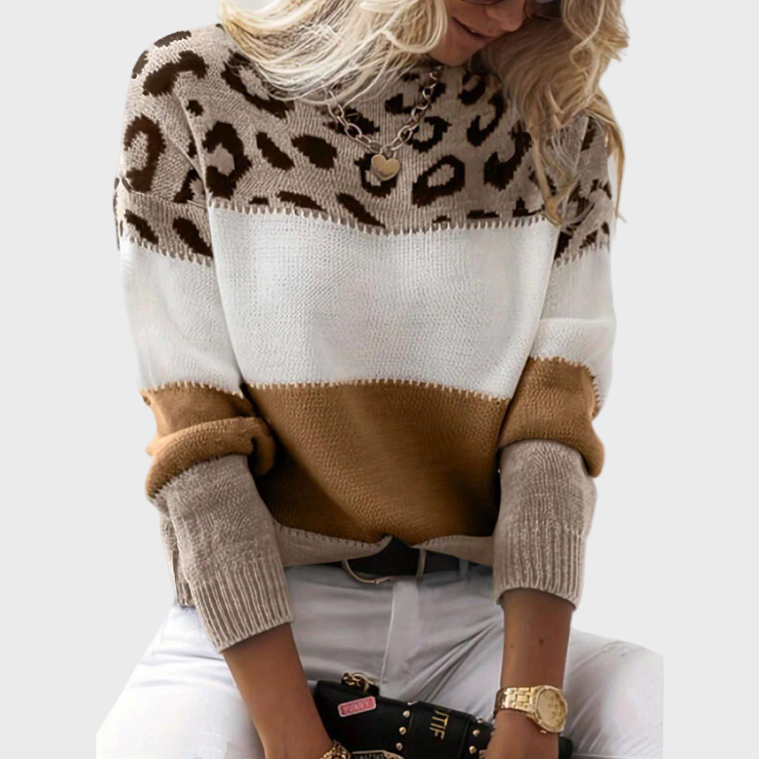 Tatiana – Camisola Estilosa com Estampa Leopardo