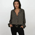 Beatriz - Blusa elegante com decote em V